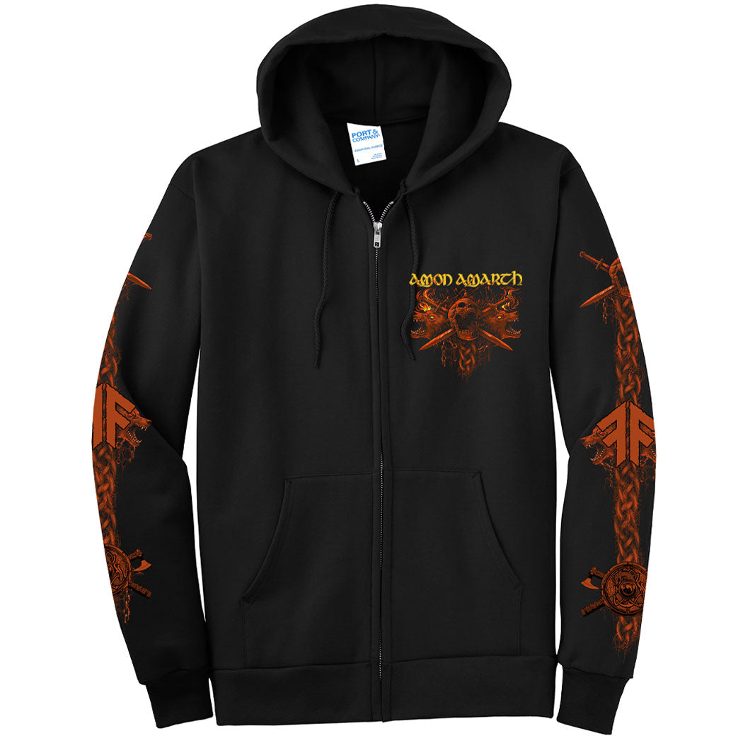 AMON AMARTH Masters of War Zip Hoodie