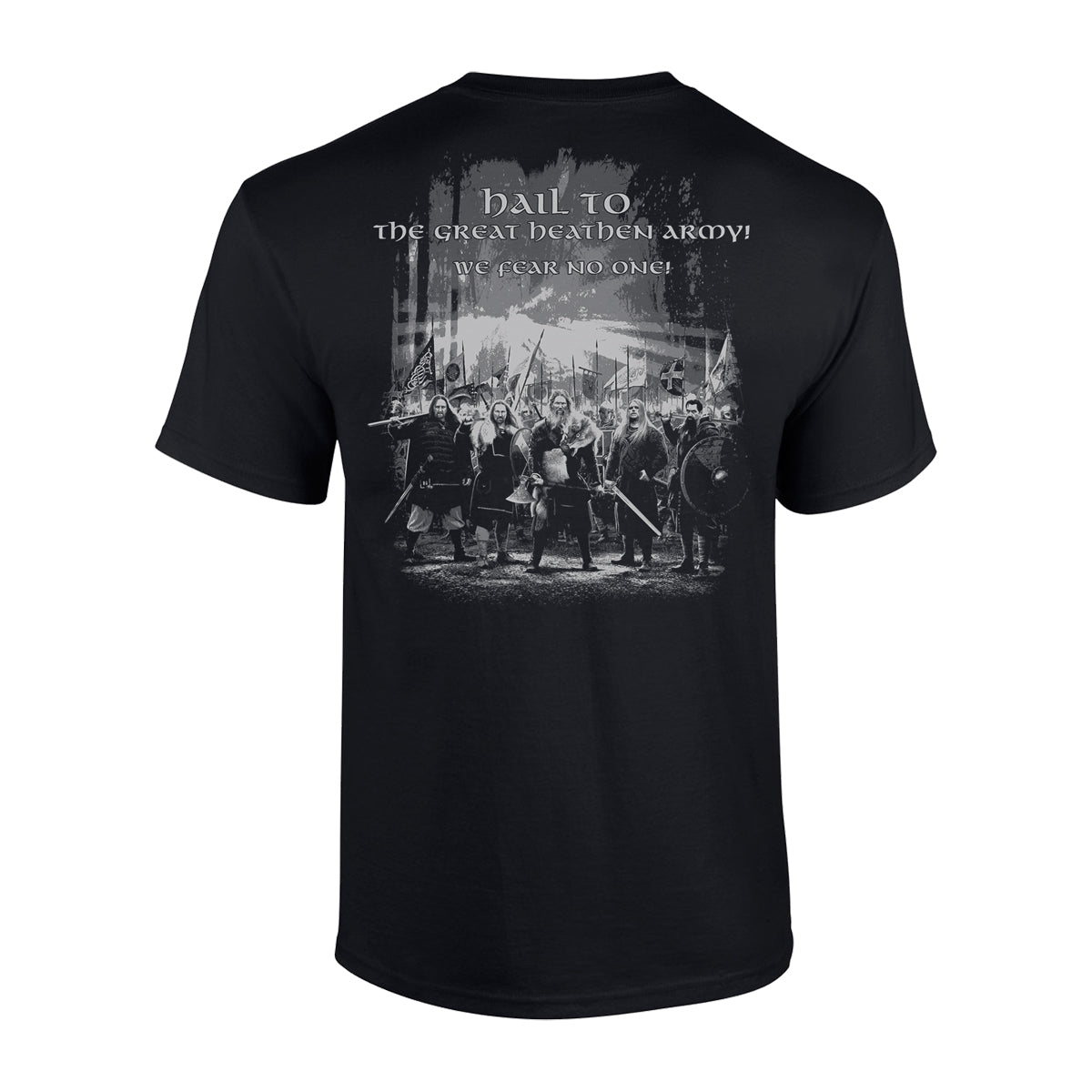 AMON AMARTH The Great Heathen Army Greyscale T-Shirt