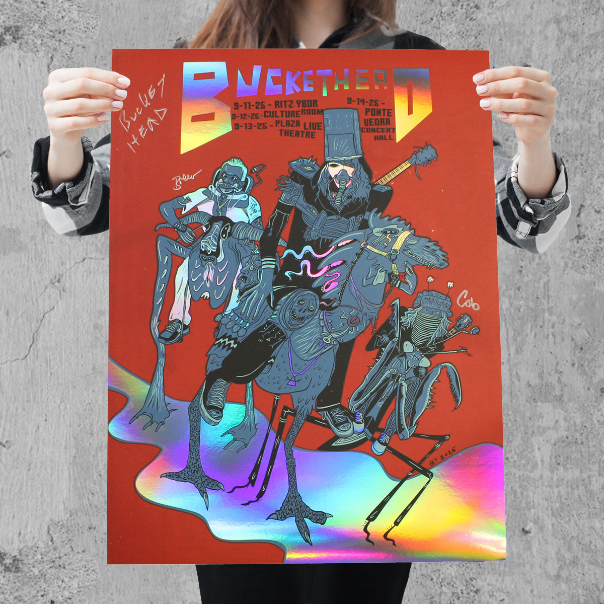 Florida 2025 Foil Tour Poster (Signed) – JSR Direct