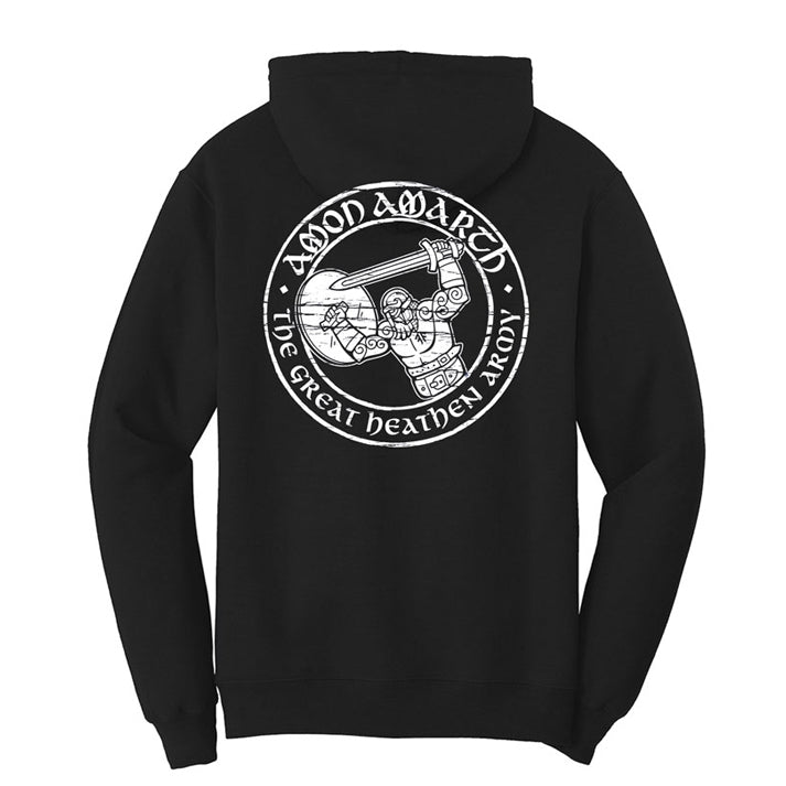 The Great Heathen Army White Logo Pullover Hoodie