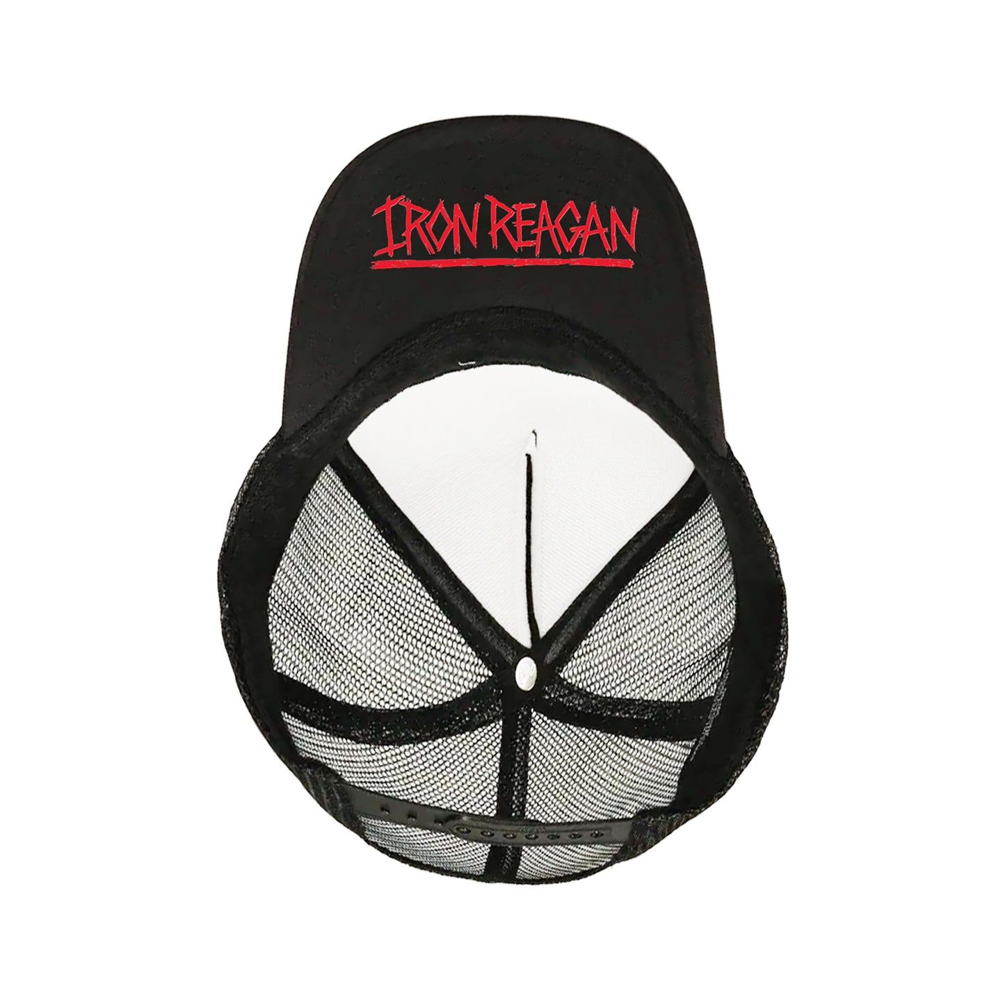 Lightning Bolt Trucker Hat Red Logo
