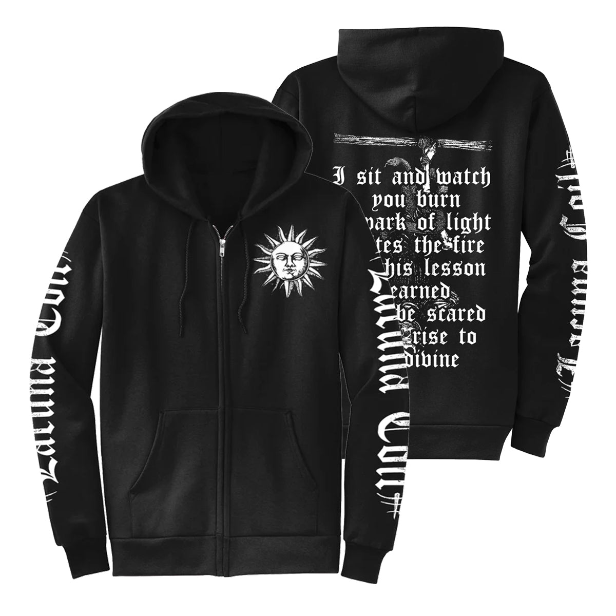 Rise to be Divine Zip Hoodie