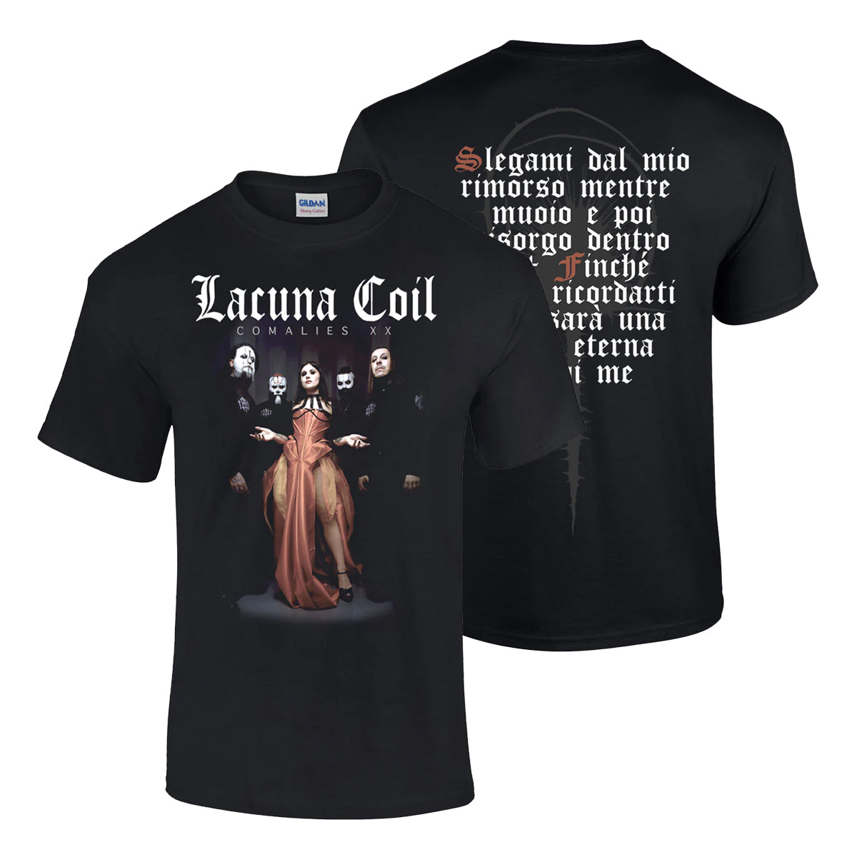 大阪売りLacuna Coil Comalies Tour T-shirt L Tシャツ/カットソー(半袖/袖なし)