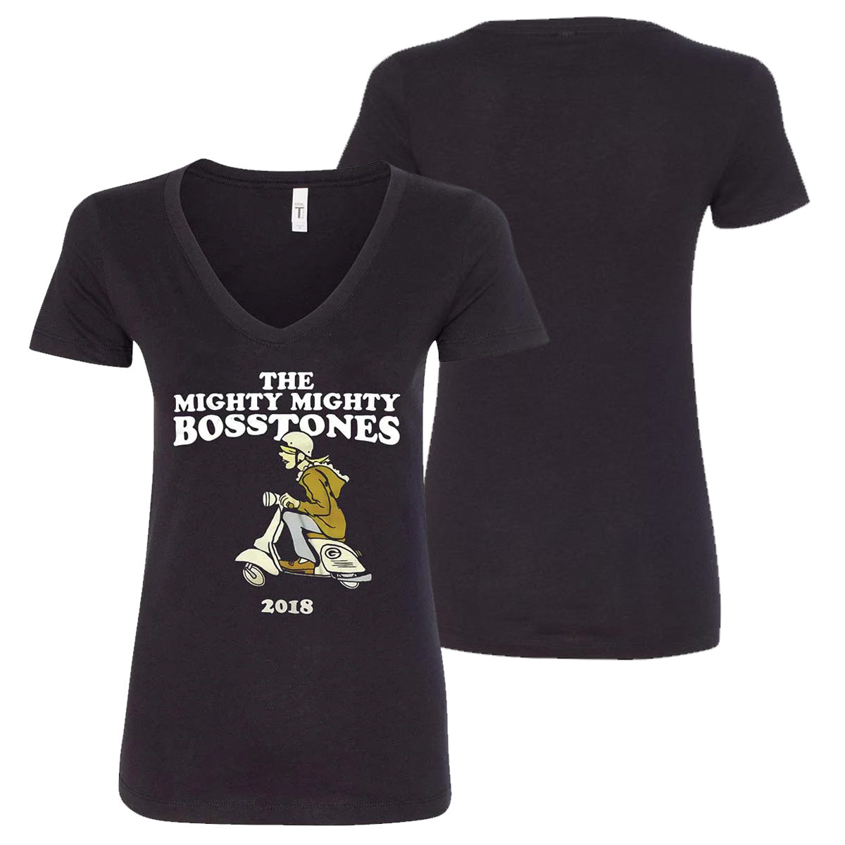 Scooter Ladies V-Neck T-Shirt