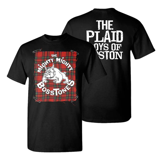 Plaid Badge Boys Boston T-Shirt