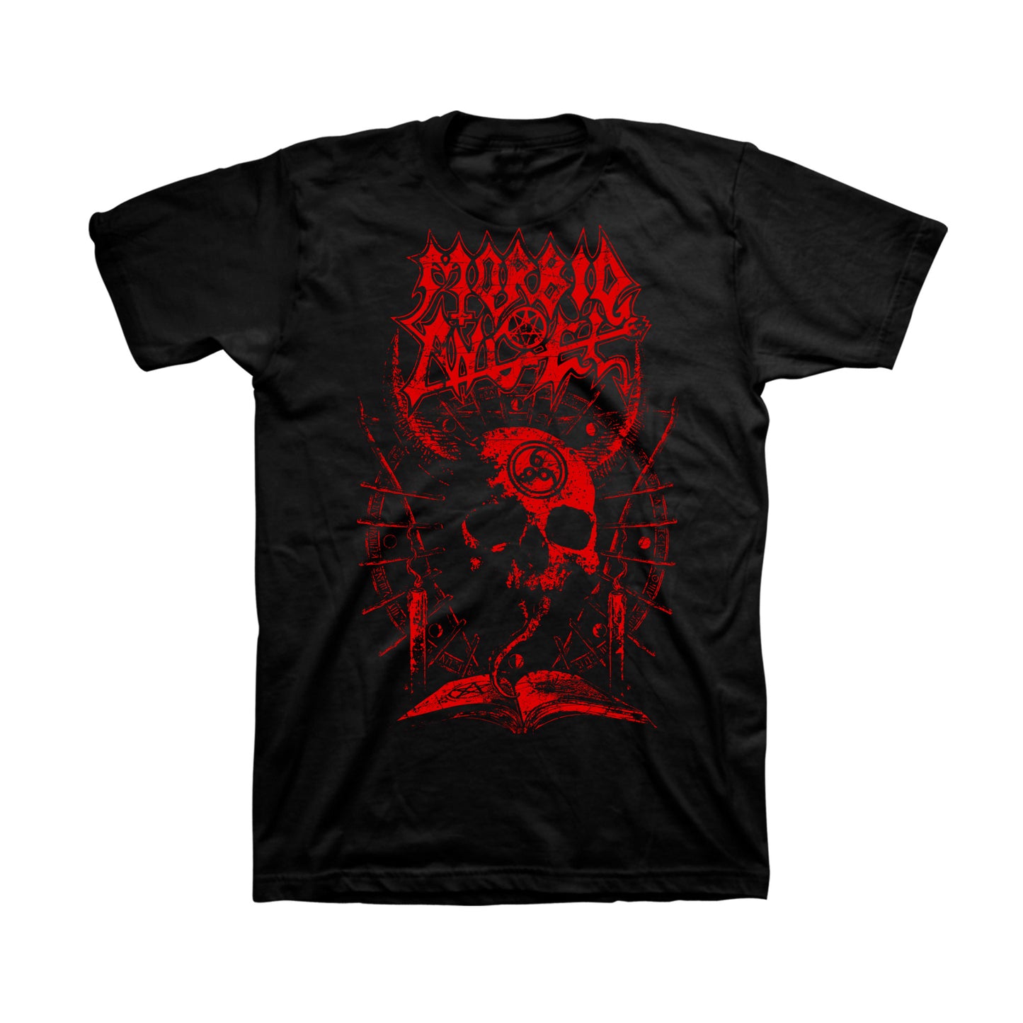 Red Horned Skull T-Shirt