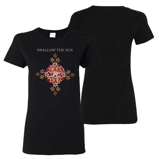 Moon Flower Cross Ladies T-Shirt