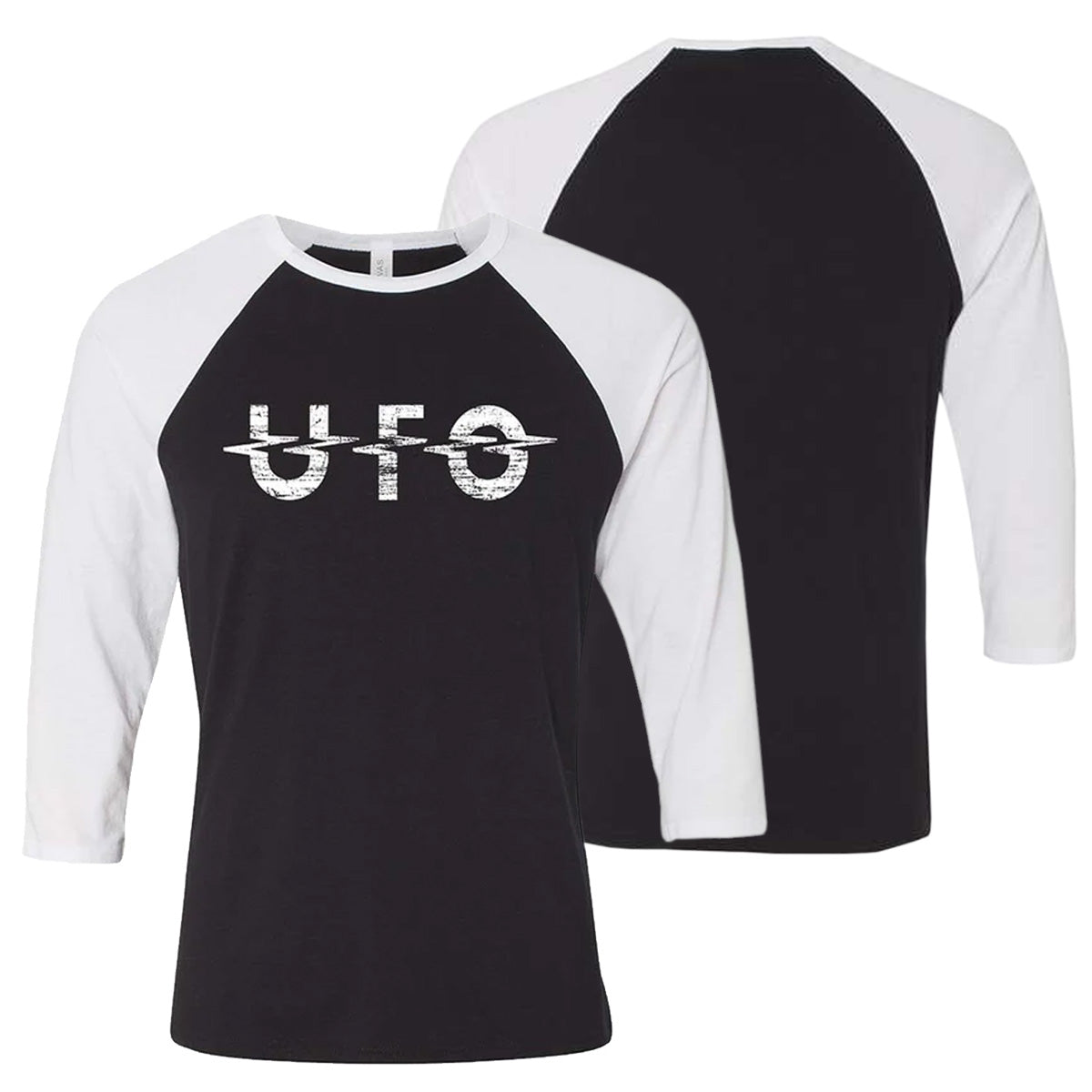 Distressed Logo Raglan