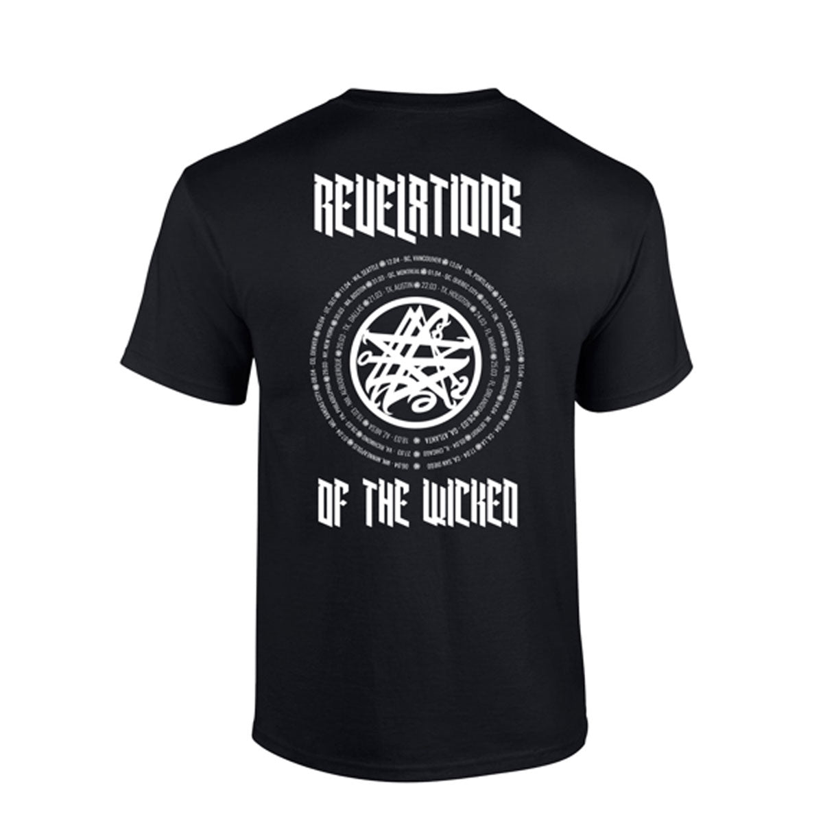 Revelations Tour Black Tee