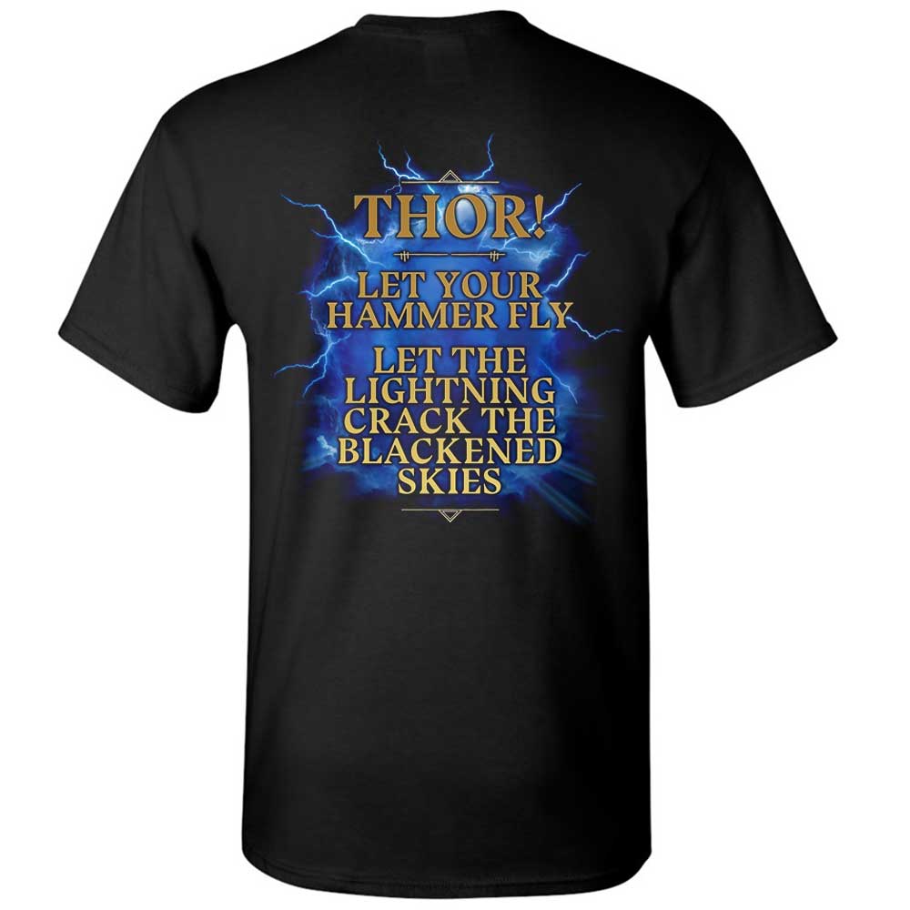 AMON AMARTH Thor Crack The Sky T-Shirt