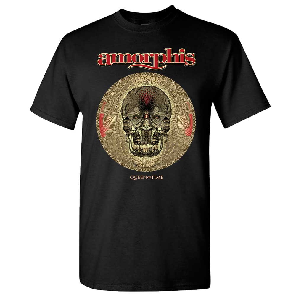 Queen Of Time Date Back Black T-Shirt
