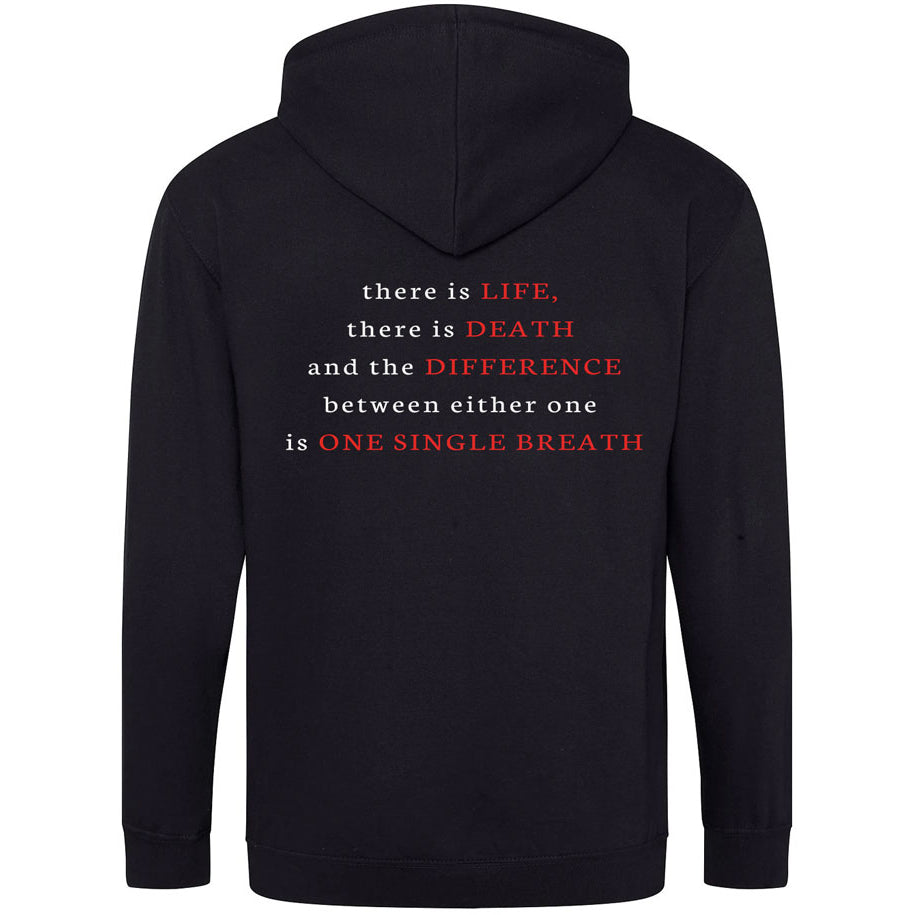 Fly Logo Single Breath Zip Hoodie