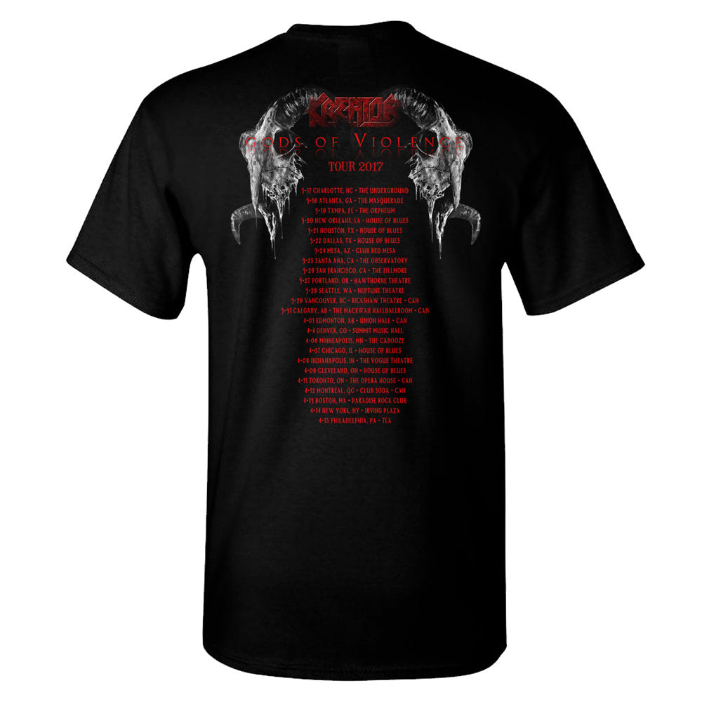 Gods of Violence 2017 Tour T-Shirt