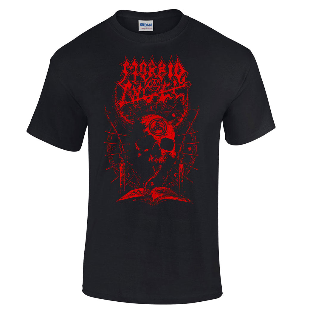 Red Horned Skull T-Shirt