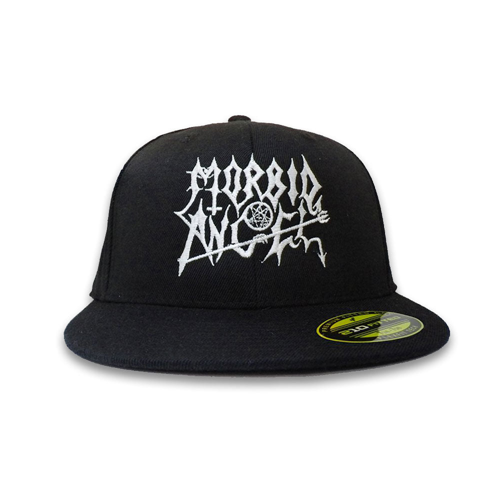 White Logo Flex Fit Hat