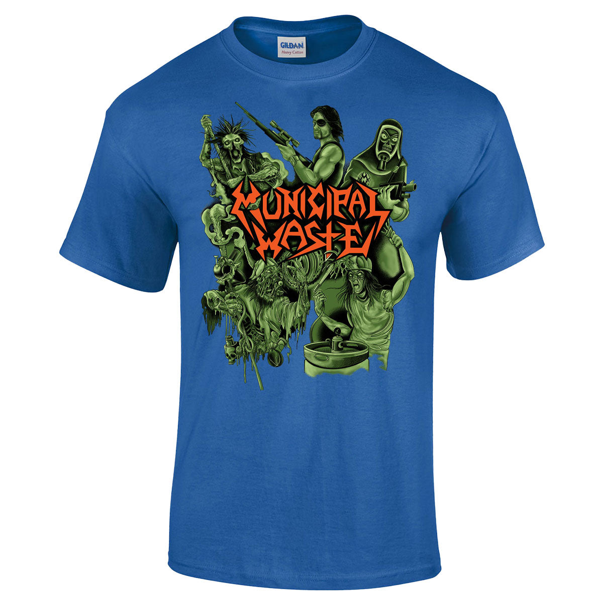Collage Logo T-Shirt - Royal