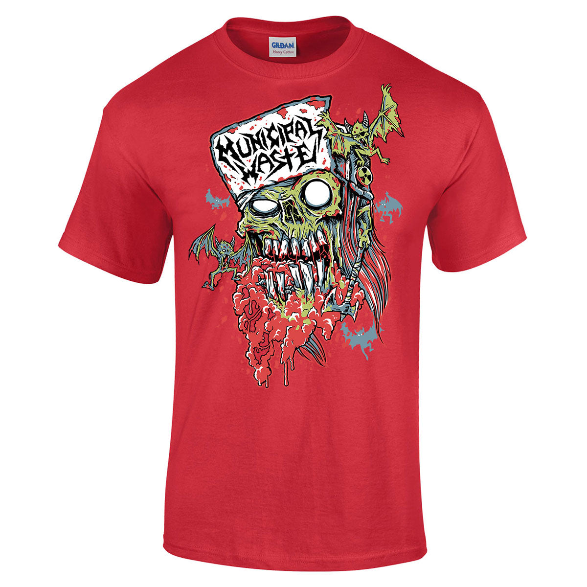Zombie Head Black Logo T-Shirt