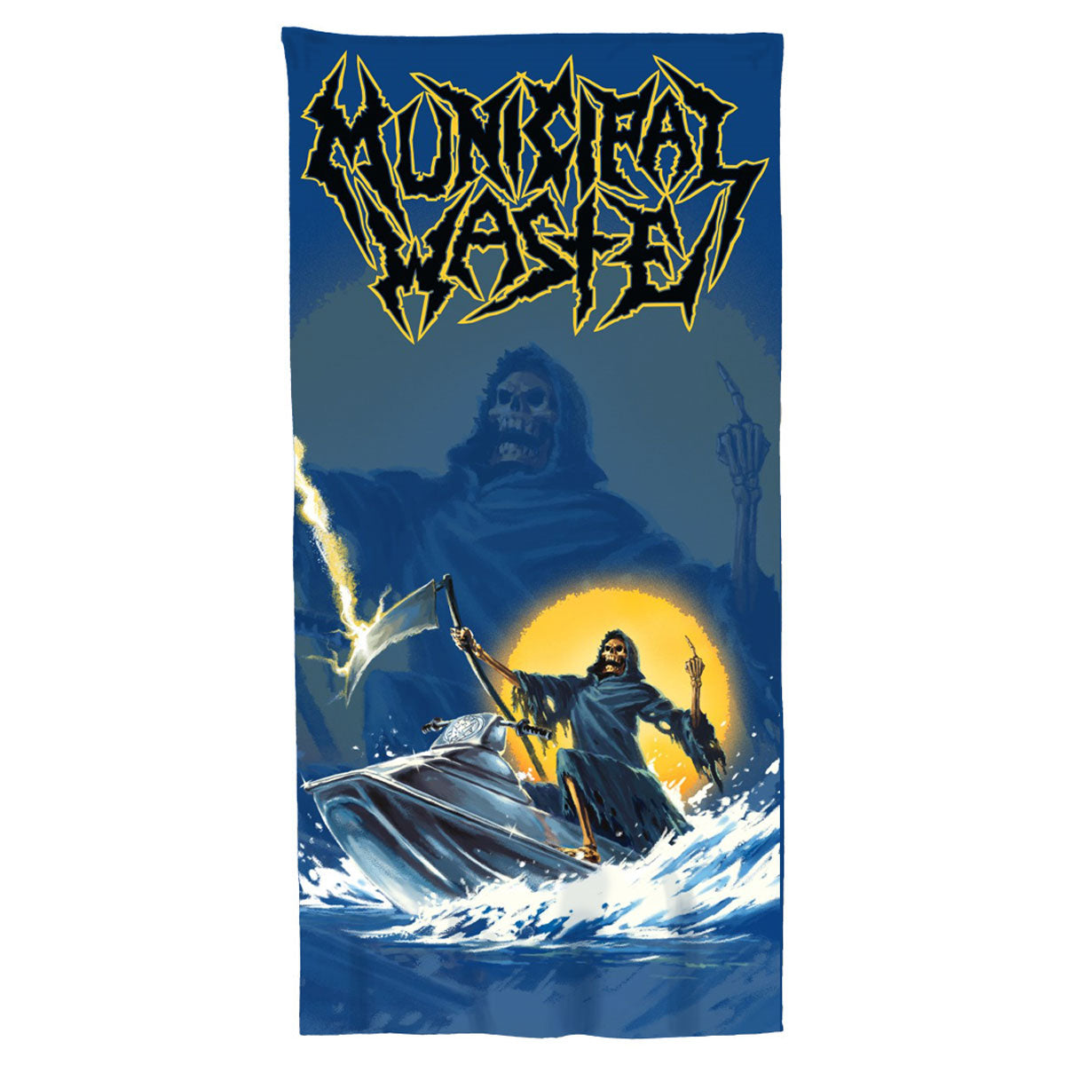 Ski Reaper Beach Towel