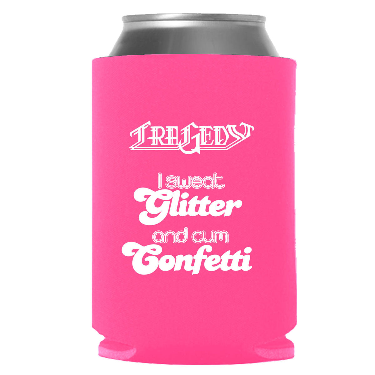 I Sweat Glitter Koozie