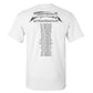 Flags and Tour Dates White T-Shirt