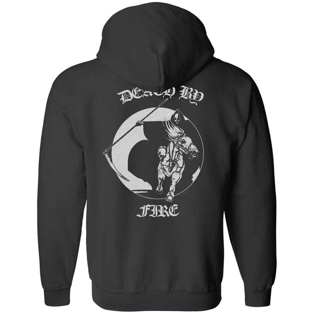 Death By Fire Zip Hoodie