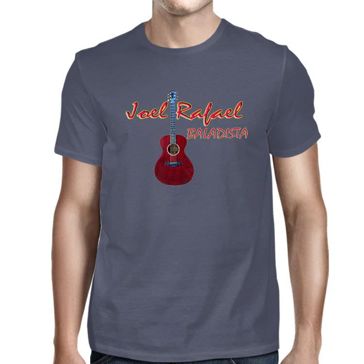 '- Mens Guitar Shirt - Indigo