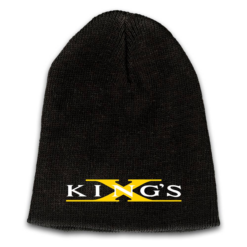Emblem Embroidered Logo Beanie - Yellow X