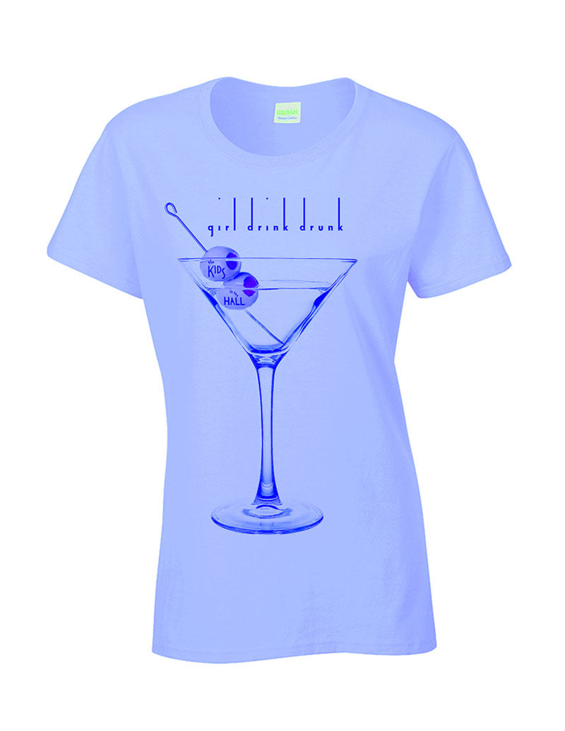 Girl Drink Drunk Ladies Tee