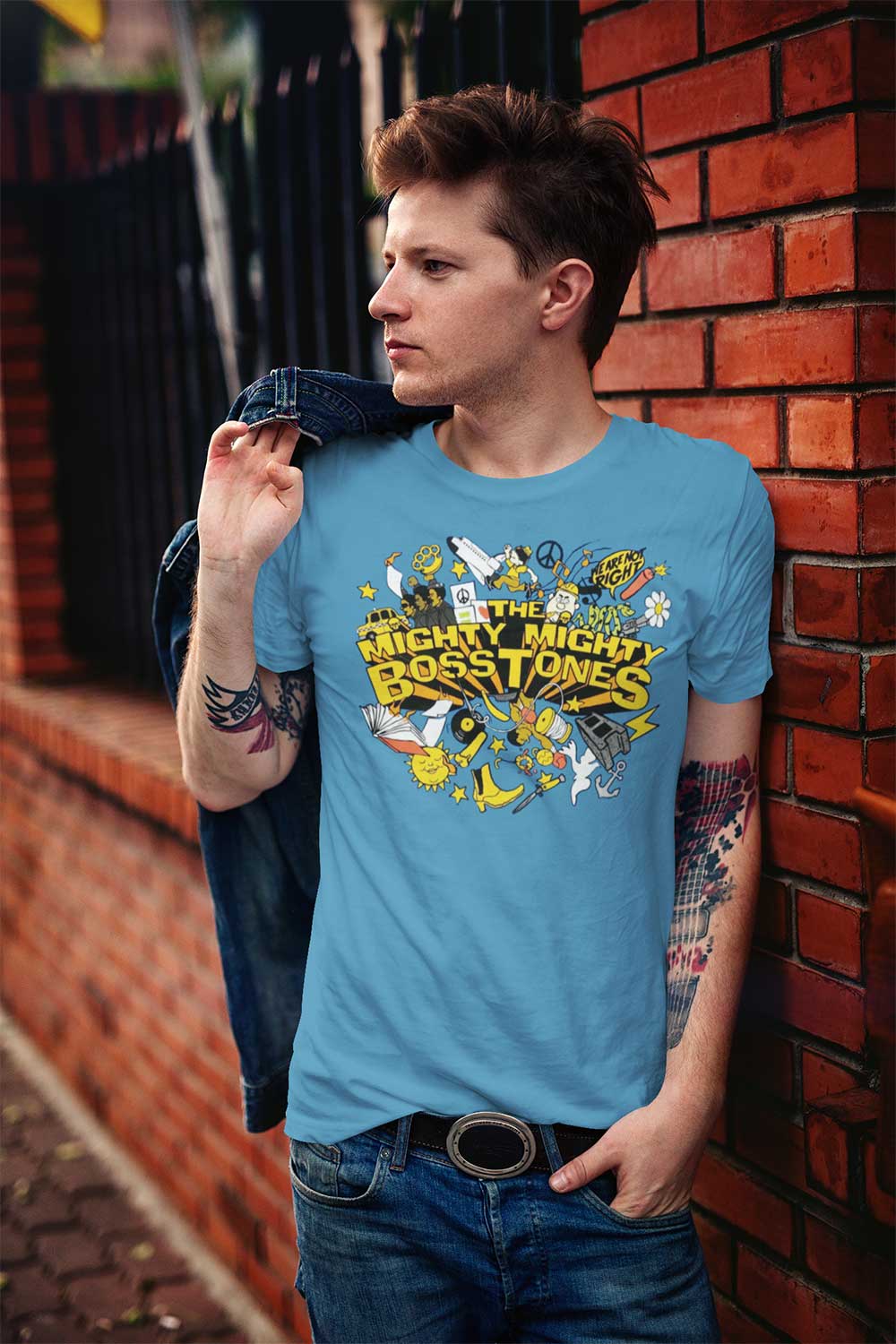 While We're At It Explosion BlueT-Shirt