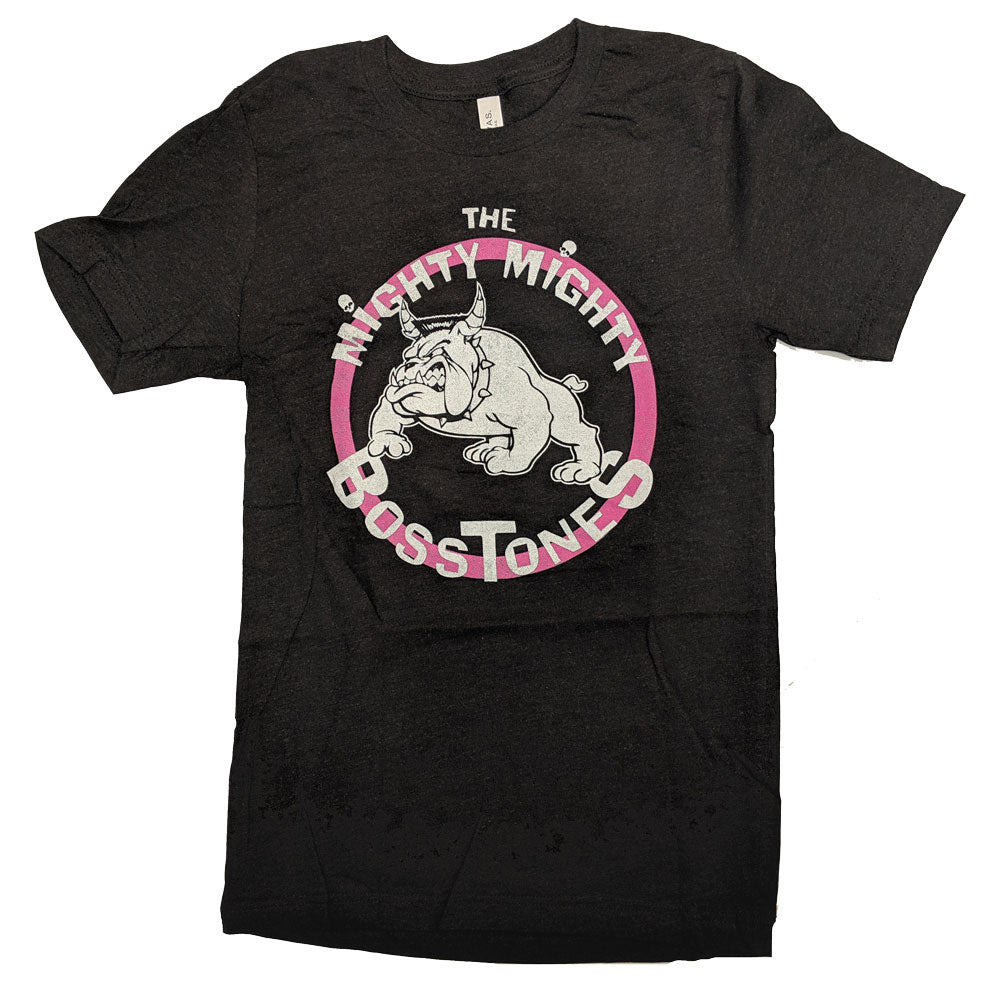 Vintage Bulldog Pink Circle T-Shirt