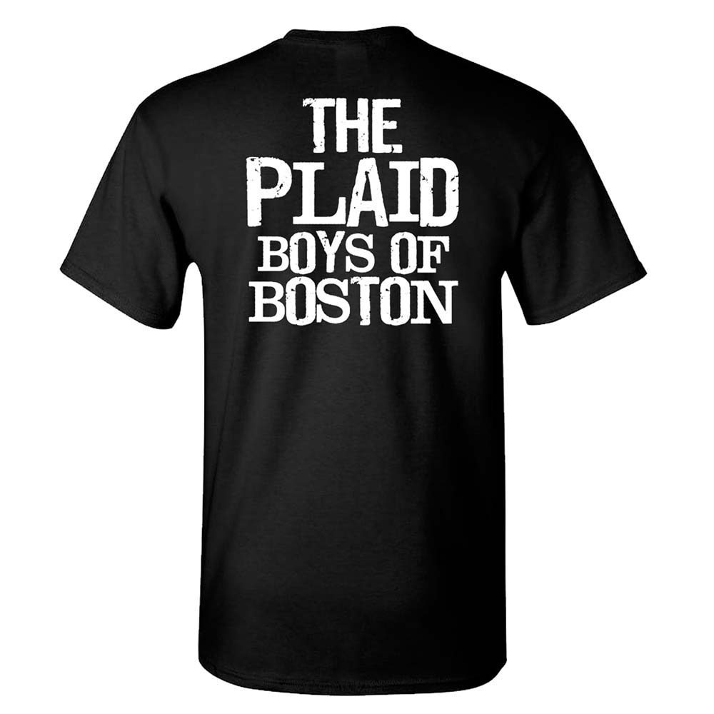Plaid Badge Boys Boston T-Shirt