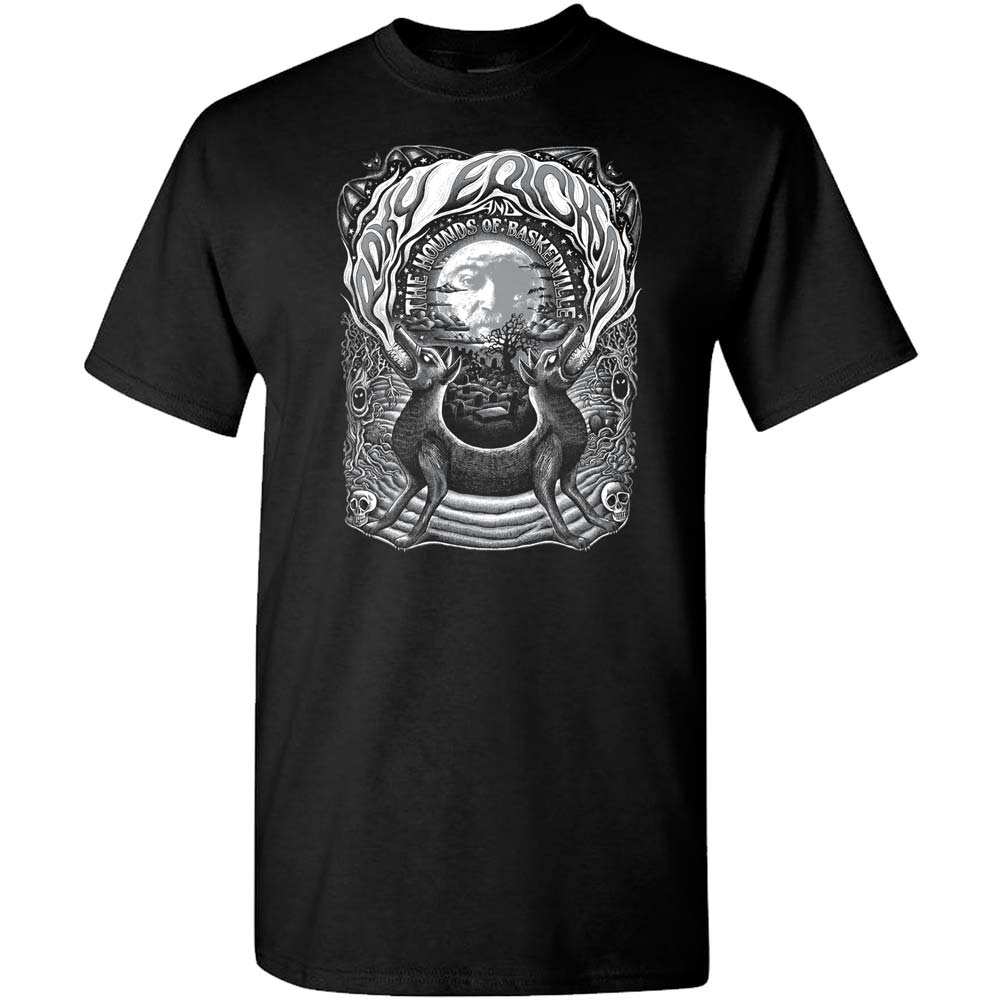 2 Headed Dog Black T-Shirt