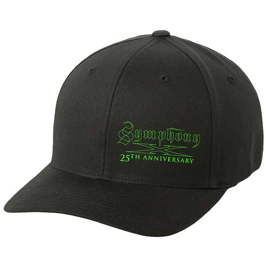 25th Anniversary - Green Logo Flex Fit Hat