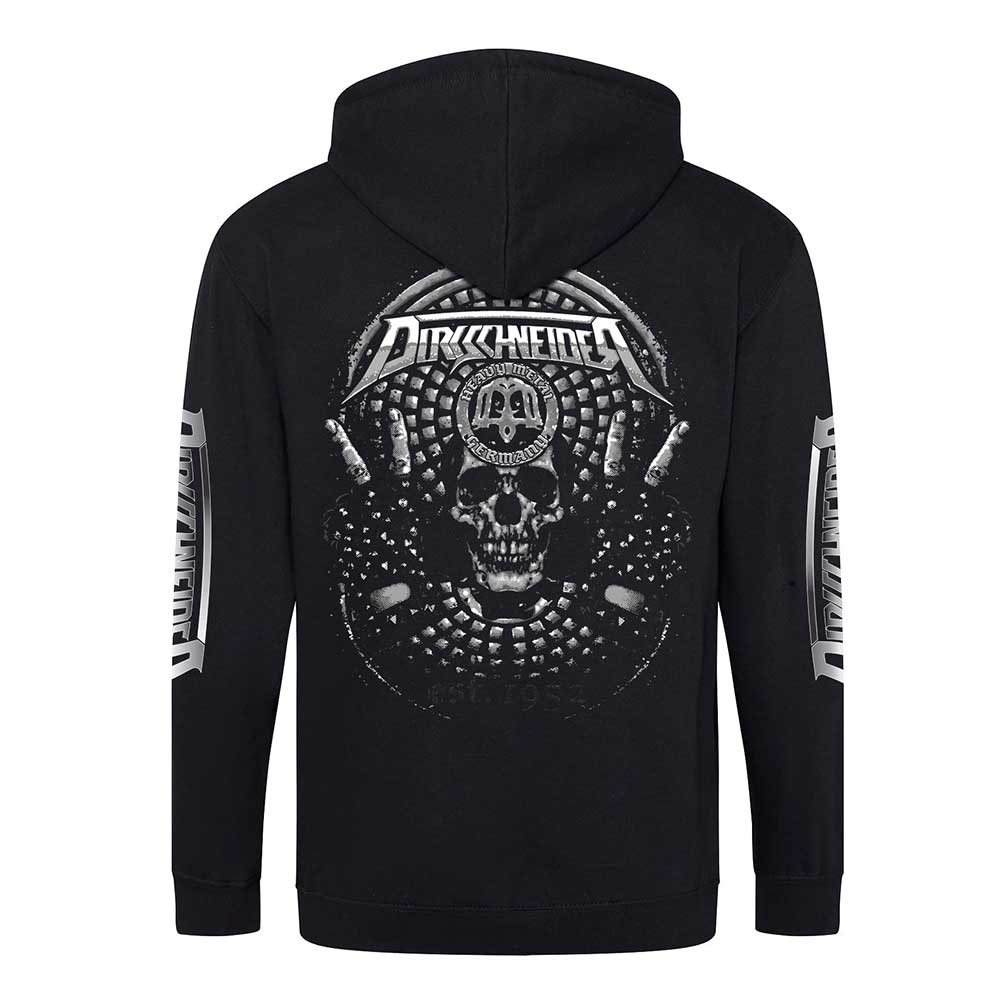 Blue Face Victory Skull Zip Hoodie