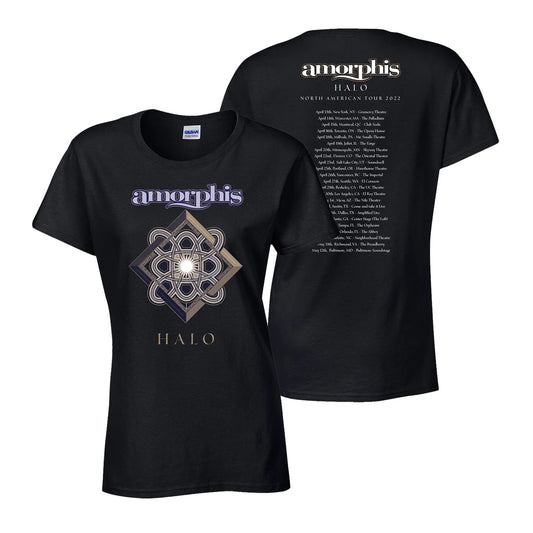 Amorphis: Halo North American Tour 2022 Ladies T-Shirt