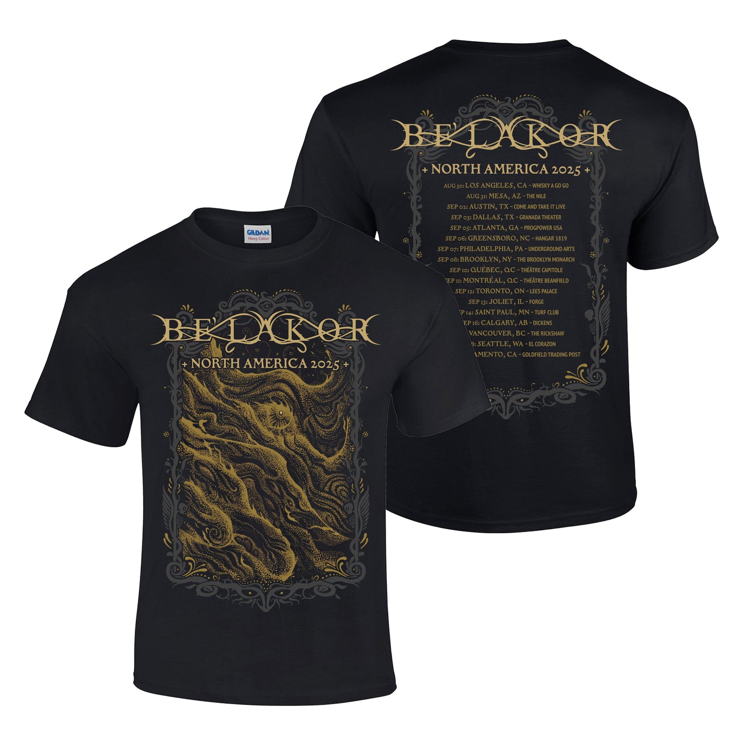 North America 2025 Tour Dates T-Shirt