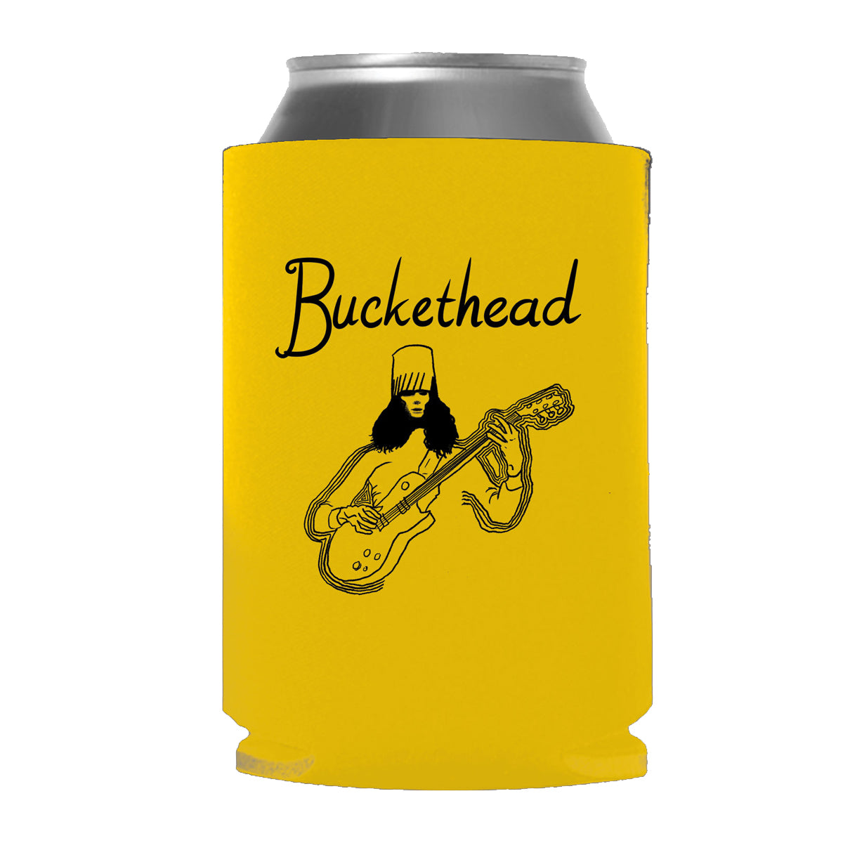 Yellow Buckethead Koozie