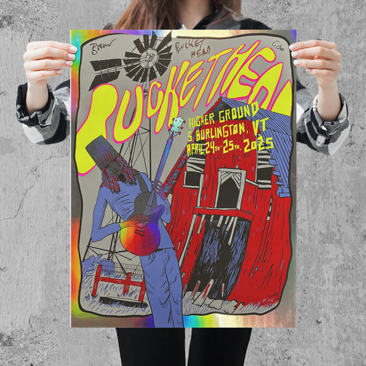 Burlington, VT Foil Poster (Signed)