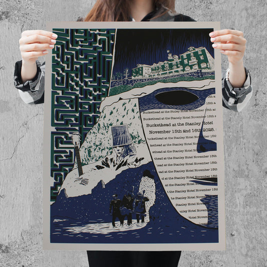 Stanley Hotel Maze Poster