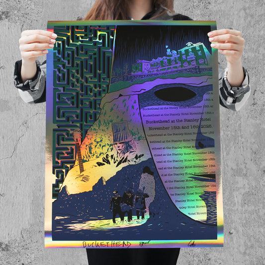 Stanley Hotel Maze Foil Poster (Signed)