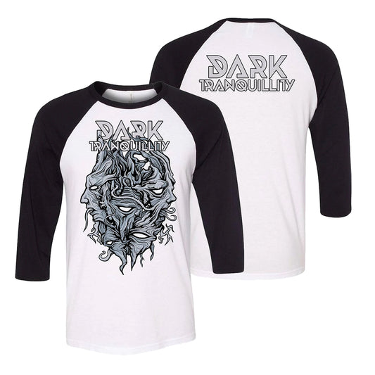 Encircled Logo DT Black & White Raglan