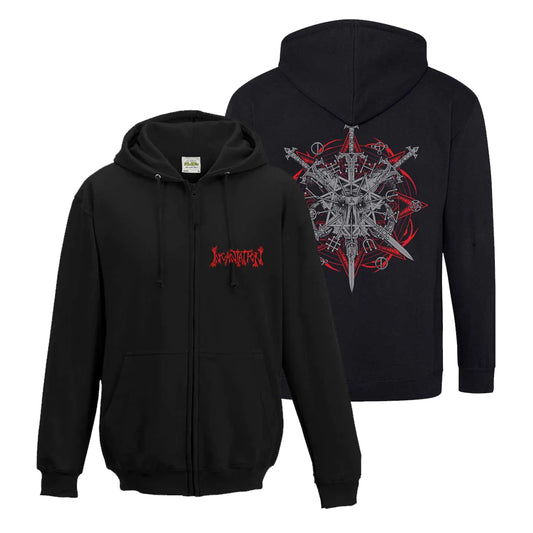 Triple Swords Zip Hoodie