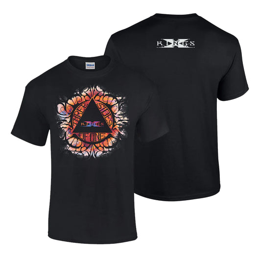 Three Sides Of One Front Cover Art T-shirt - Black