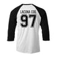 GOTHIC LC-97/RAGLAN - White/Black