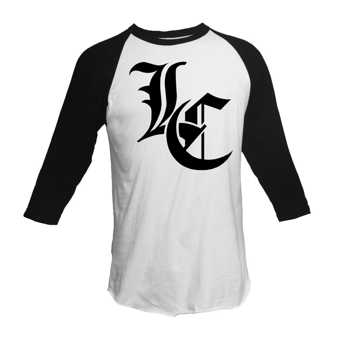 GOTHIC LC-97/RAGLAN - White/Black