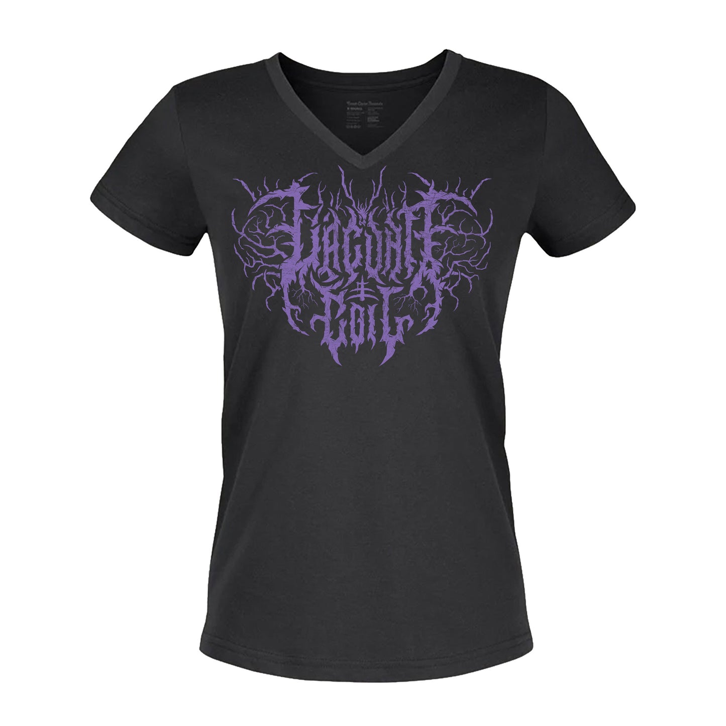 Metal Logo Ladies V-Neck