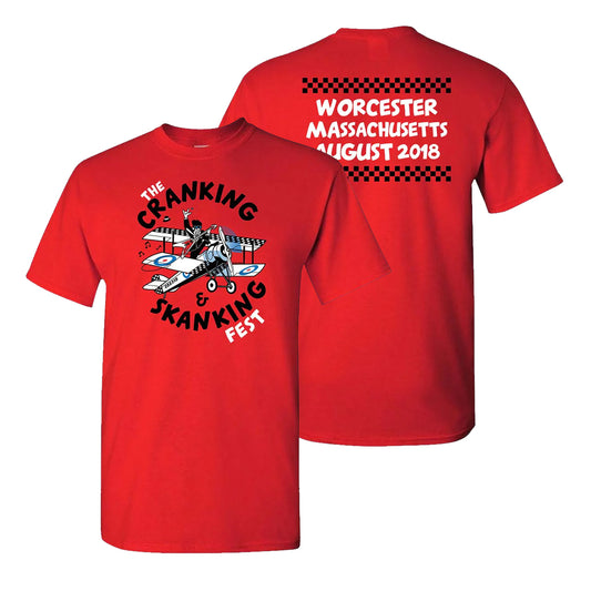 Crankin' Worcester 2018 Red Tour Shirt