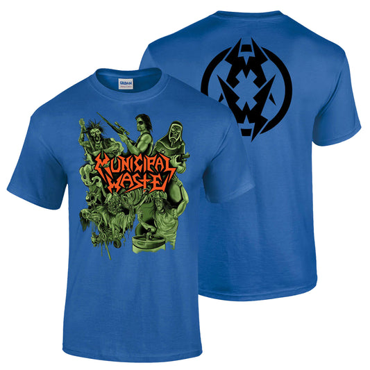 Collage Logo T-Shirt - Royal