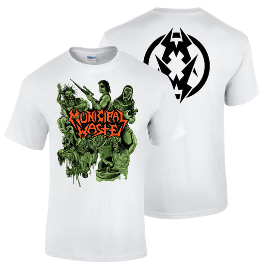 Collage Logo T-Shirt - White