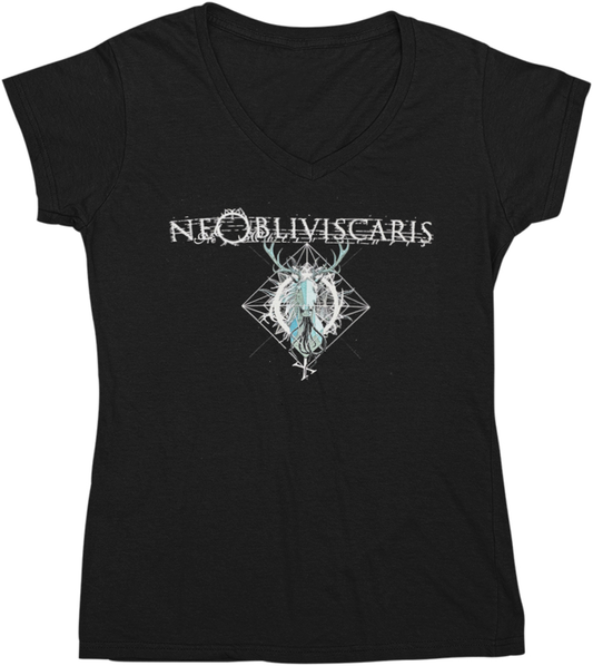 Black Ladies V-Neck